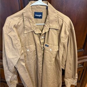 Wrangler Men's Brown Shirt Jacket